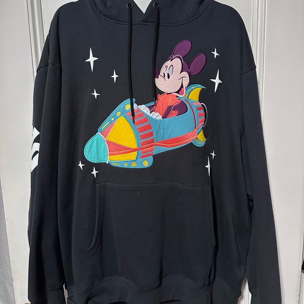 Disney Black and Red Sweater with Iconic Characters